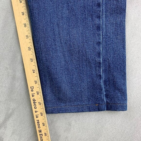 Levis Mens Pants 30 Blue Jeans 505 Regular Fit Medium Wash Strauss Denim 30x28 - Picture 5 of 10